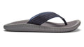 Olukai Blue Depth/Charcoal Ulele Men's Water-Ready Beach Sandals 10435-TF26