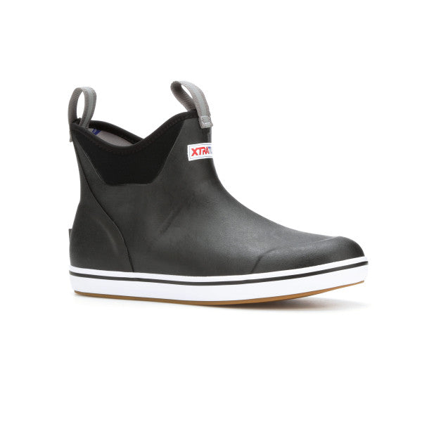 Xtratuf Black Men's 6 inch Ankle Deck Boots 22736