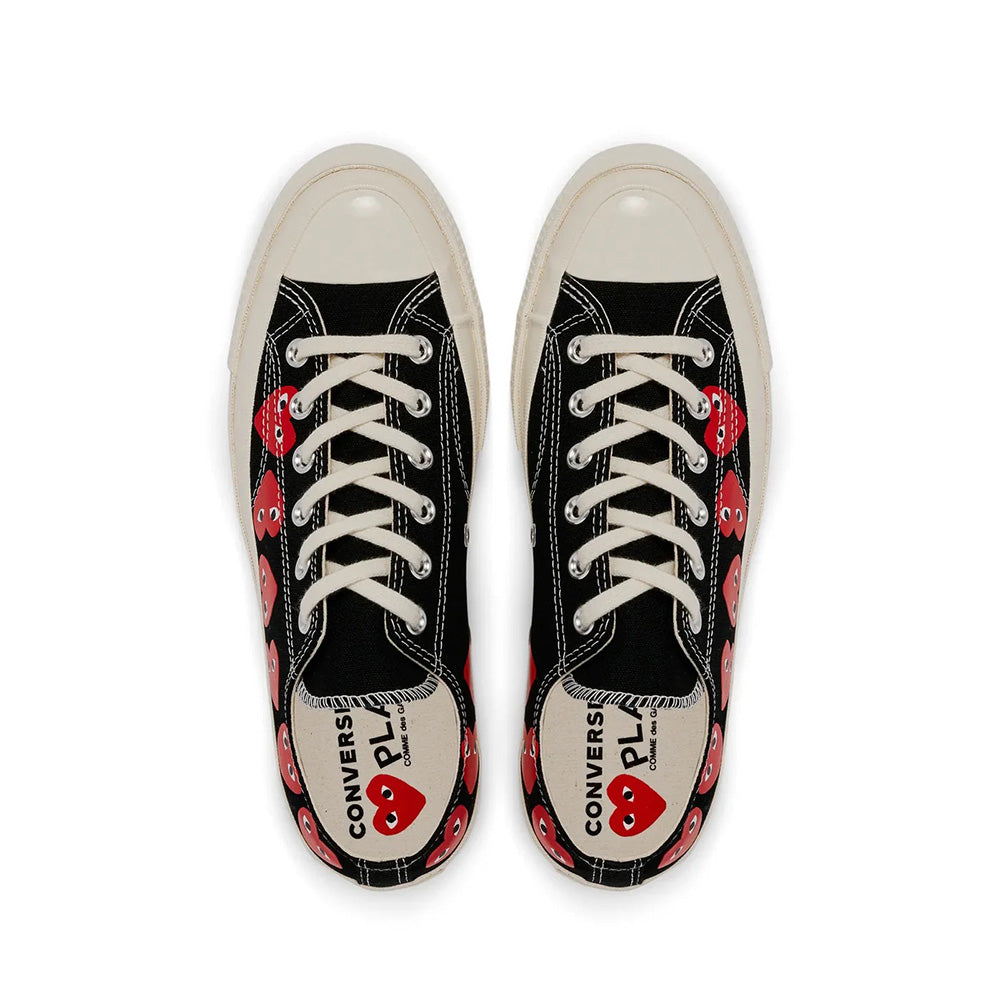 COMME DES GARÇONS X Converse  Multi Heart Chuck 70 Lo Top