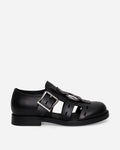 Bondage Belt Sandals Black