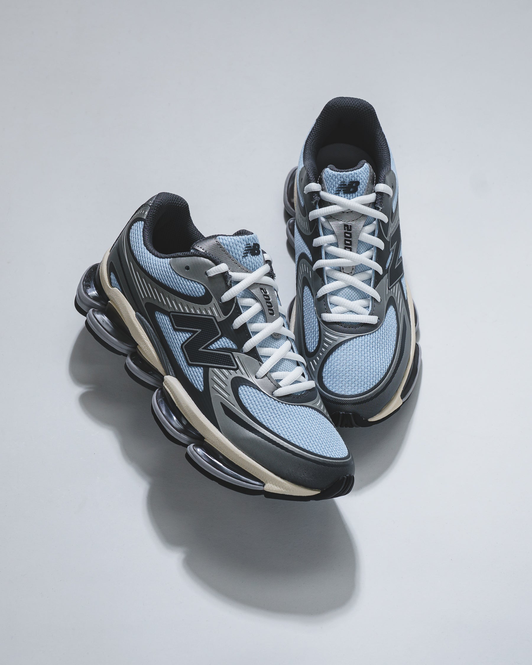 New Balance Unisex Abzorb 2000 Light Chrome Blue Silver Metallic U2000BA