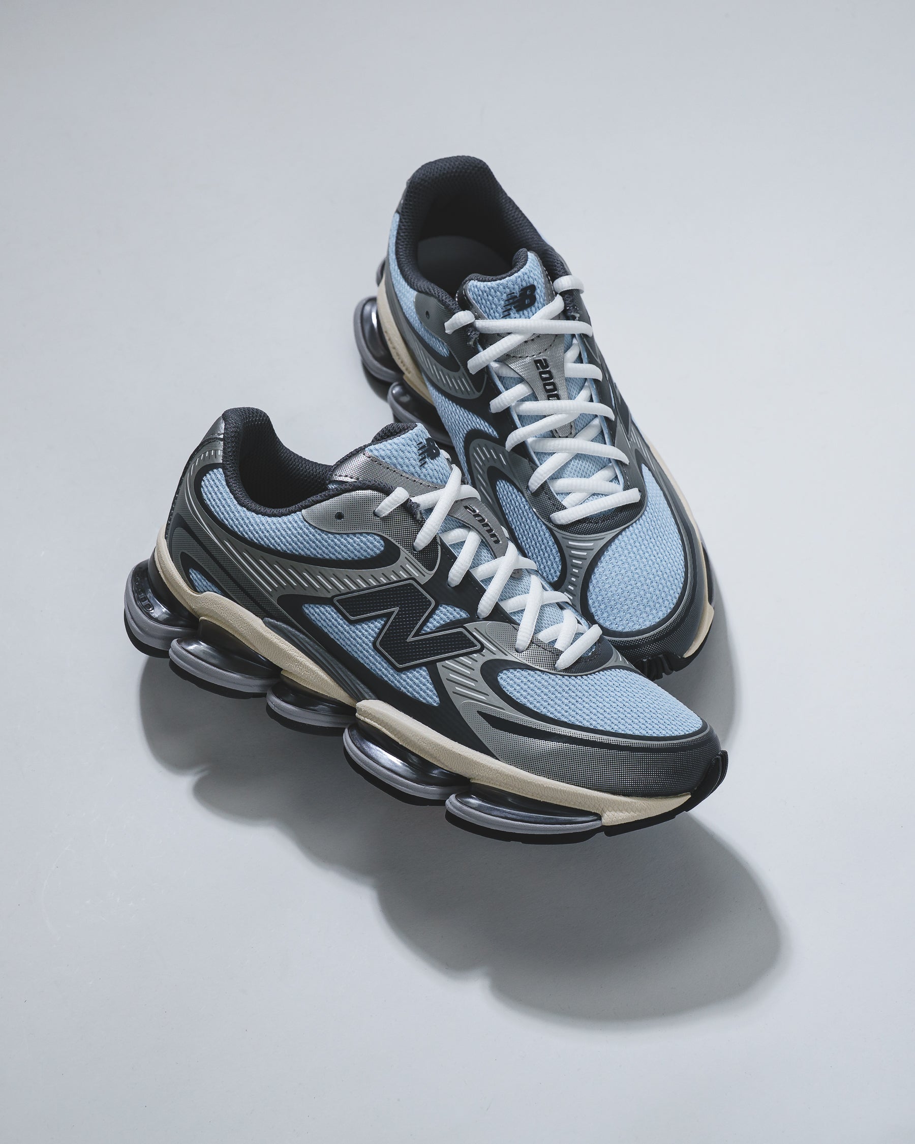 New Balance Unisex Abzorb 2000 Light Chrome Blue Silver Metallic U2000BA