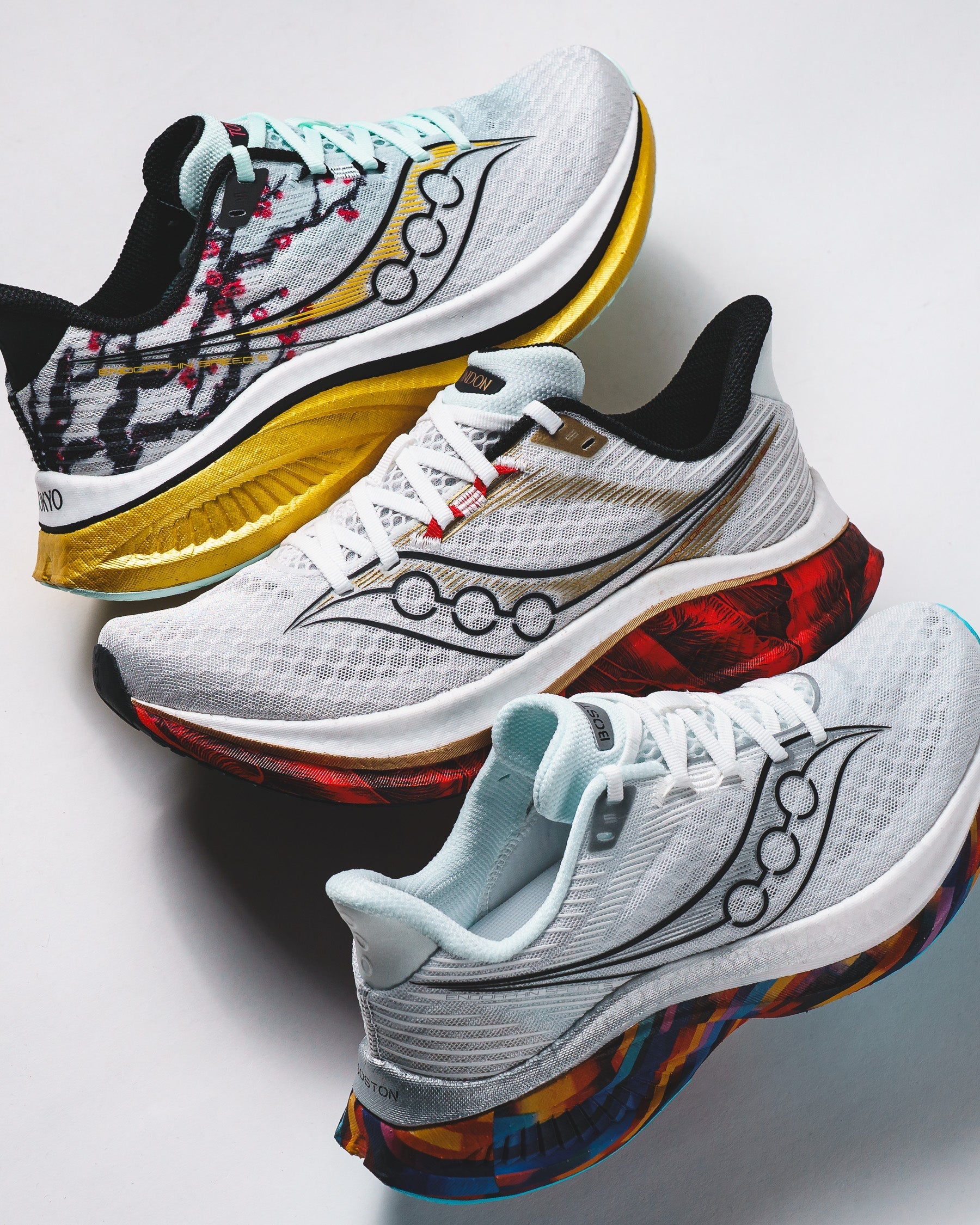 Saucony Men Endorphin Speed 5 White Multi S21007-403