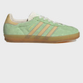 Adidas womens Gazelle Indoor Semi Green Spark / Almost Yellow / Cream White